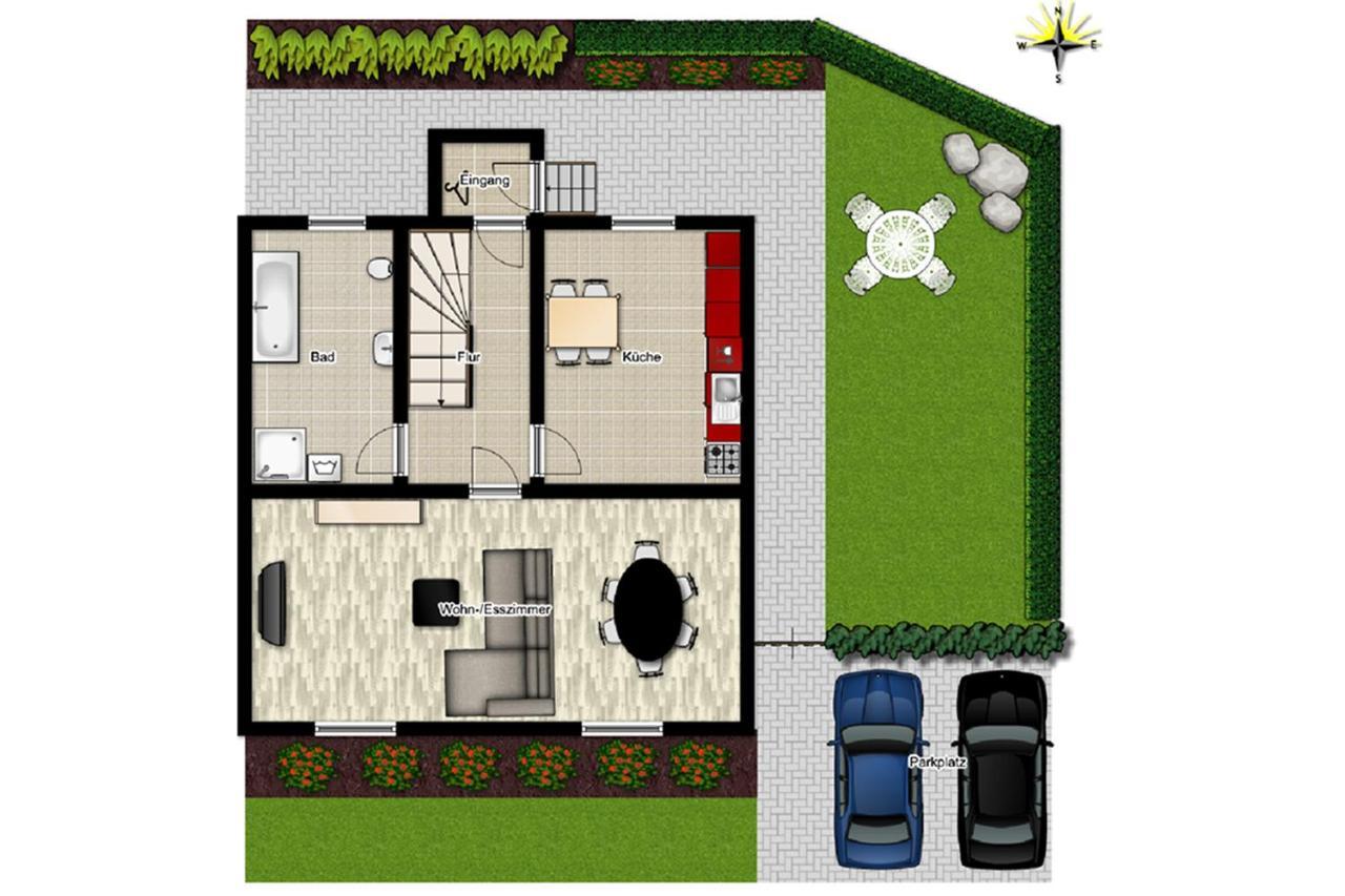 Ferienhaus Halbritter Pouch Exterior foto